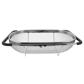 Makerstep 869857000355 Over The Sink Colander Strainer Basket Stainless Steel For Kitchen With Makerstep 869857000355 Over The Sink Colander Strainer Basket Stainless Steel For Kitchen With