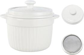 Maoyamao 445025273252 Ceramic Bacon Grease Container With Strainer For Kitchen 17oz