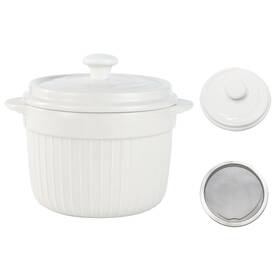 Ck020 Maoyamao Ceramic Bacon Grease Container With Strainer For Kitchen 17o Ck020 Maoyamao Ceramic Bacon Grease Container With Strainer For Kitchen 17o