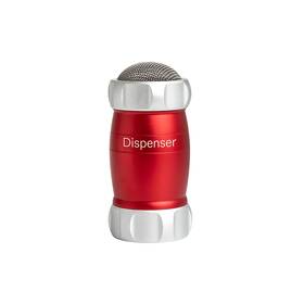 Marcato 000011005058 Atlas Sugar Flour Cocoa Dispenser Shaker Aluminum Round Red