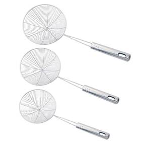 Markeny 194998580054 3pcs Stainless Steel Skimmer Strainer Wire Spoon With Handle