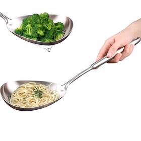 Marte 224034618060 Pasta Food Strainer Skimmer Slotted Spoon Stainless Steel Kitchen Cooking Ski