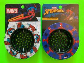 Marvel 199006008612 Lot Of Two Spiderman Sink Strainers