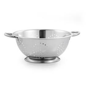 Mcsunley 815912027263 Silver Stainless Steel Colander 5 Qt Mcsunley 815912027263 Silver Stainless Steel Colander 5 Qt