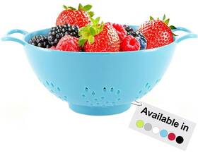 Meadow Lane 850034455174 6-inch Colander Dual Handles Bpa-free Dishwasher Safe Compact Food Straine Meadow Lane 850034455174 6-inch Colander Dual Handles Bpa-free Dishwasher Safe Compact Food Straine
