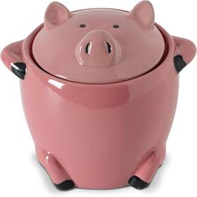 Meitao 726084868762 Ceramic Bacon Grease Saver With Strainer Pig Shaped Container For K
