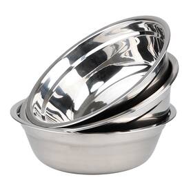 24pe201044 Melontray 4-pack Stainless Steel Mixing Bowls Metal Nesting 9.33 Inches