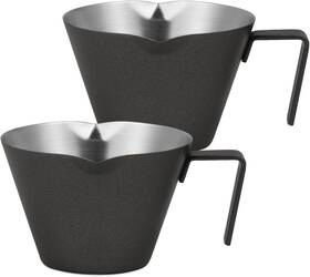 G5148b Mhw-3bomber Espresso Measuring Cups 2pcs With 3oz Black G5148b Mhw-3bomber Espresso Measuring Cups 2pcs With 3oz Black