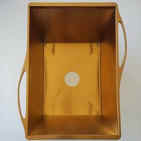 Mwss-651gdsb Mila International Gold Pvd Stainless Steel Side Sink