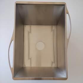 Mwss-651sb Mila International Stainless Steel Side Sink