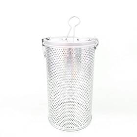 Minecook 783050319369 Commercial D 3.9 Inch X H 6.9 Genuine Stainless Steel 18/8 Perforated Tall Strai