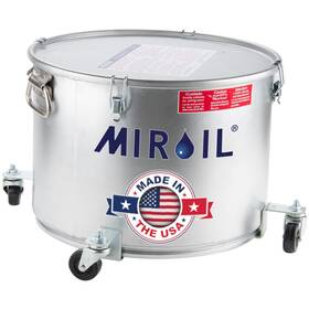 Miroil 084753000302 7 Gallon Oil Disposal Caddy With Caster Wheels 55lb Frying Storage Miroil 084753000302 7 Gallon Oil Disposal Caddy With Caster Wheels 55lb Frying Storage