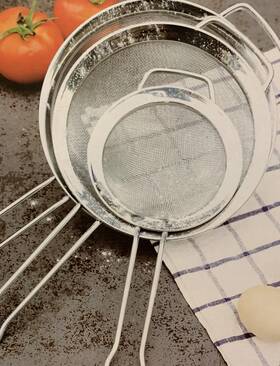1415597 Miu Stainless Steel Mesh Strainers 3 Piece Set - Large Medium Small New