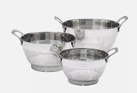 Miu 705353460593 Stainless Steel Colanders Set Of 3