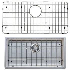 Pw-29-cf Miyuptc Large Sink Protector For Kitchen Metal Bottom Grid 28.9 Inch X 14.3 Sta