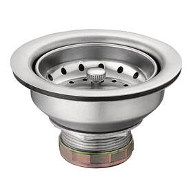 Moen 026508017593 Kitchen Sink Stainless Steel Basket Strainer With Drain Assembly 3-1/2 Moen 026508017593 Kitchen Sink Stainless Steel Basket Strainer With Drain Assembly 3-1/2