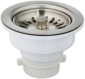 300brs Mountain Plumbing 638441007403 3-1/2-inch Kitchen Strainer Brushed Stainless