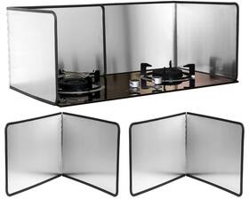 Dd-moxweyeni-749 Moxweyeni Grease Splatter Guard 2 Pieces Sided Splash For Stove Foldable Backsp