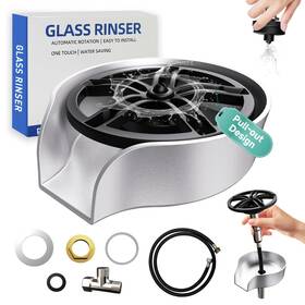 Xz001 Mqforu Glass Rinser For Kitchen Sink High Pressure 360 Degree Rotating Spout
