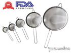 Msproc Procizion Colander Sieve Mesh Sifting Bakery Cooking Kitchen Stainless Easy Steel Set Of 5 724393156266
