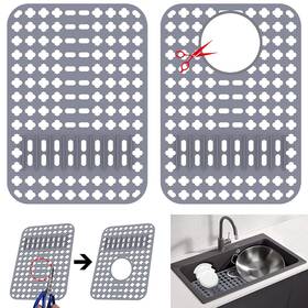 Md-24 Mudocp Sink Protectors For Kitchen 2 Pack Mats Cut To Fit Bot