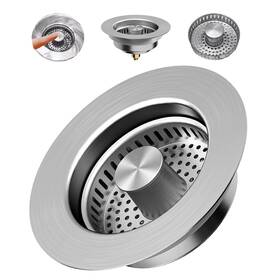 Lshc-001 Mzrnfcyk 3 In 1 Kitchen Sink Drain Strainer Catcher 304 Stainless Steel Pop Up S