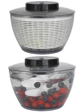 X003 Naatip Electric Salad Spinner - Fruit Cleaner 2-in-1 5qt Medium Washi