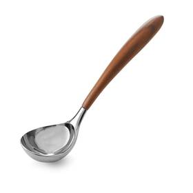 Nambe 594816-mt0795 Namb Curvo Ladle 12.5 Inch X 3 Soup And Stew 3.2 H 3.7 L W Brown