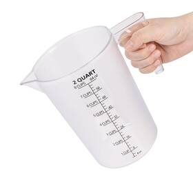 Nanapaly 066539941788 Food-grade Plastic Measuring Pitcher 64 Ounce And 8 Cups Ounces Clear