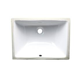 Um-16x11-w Nantucket Sinks White Undermount Bathroom Sink 16 Inch X 11 Bat