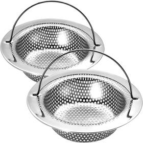 Ncjxwz 744759918499 2 Pack Kitchen Sink Drain Strainer With Handle Universal Stainless Steel Food C