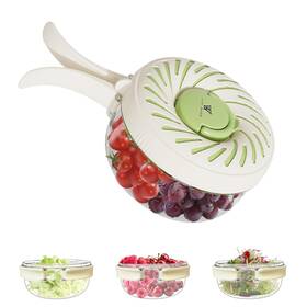 Ndjdbj 749676840991 2025 New Fruit Strainer Container With Lid 33.8oz 2 In 1 Drainer Basket