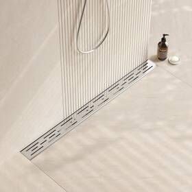Za3-32-g01 Neodrain 32 Inch Linear Shower Drain Brick Pattern Grate Brushed 304 Stainless Steel