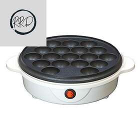 Nwt-1865aw Neove Electoric Takoyaki Pan Pancake Puffs White Nwt-1865a