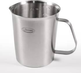 8541975112 Newness Stainless Steel Measuring Cup Metal 16 Oz 2 500 Ml Silver