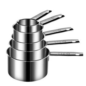 Nikou 433554500048 Stainless Steel Measuring Cups 5 Piece 15.50 9.20 6.00
