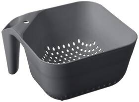61-33665 Nobrand 3 Quart Bpa-free Plastic Strainer With Handle Heat&dishwasher Safe Gray
