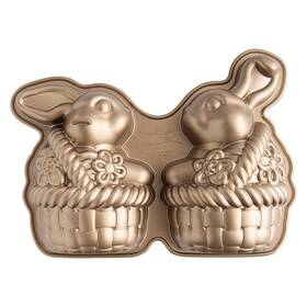 B0dywqhrj2 Nordic Ware Bunny In Basket 3d Cake Pan 10 Cup Toffee