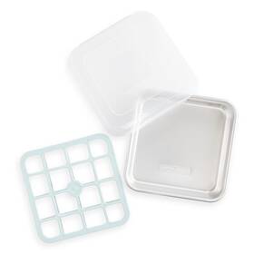 B0dywtwrcy Nordic Ware Brownie Buddy Kit 9-inch Square Pan With Plastic Slicer And Lid