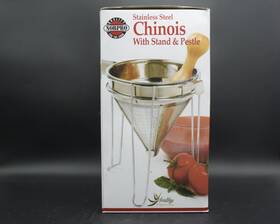 Np642 Norpro Chinois Strainer With Stand And Pestle