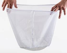 North Mountain Supply 810045264103 Gusseted Cheese Straining Bag - Fine Mesh 12 Inch X 9 North Mountain Supply 810045264103 Gusseted Cheese Straining Bag - Fine Mesh 12 Inch X 9