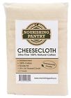 Nourishing Pantry Reusable 45 Sq Feet Cheesecloth Food Grade Fabric Unbleached Cotton Strainer 710228498120 Nourishing Pantry Reusable 45 Sq Feet Cheesecloth Food Grade Fabric Unbleached Cotton Strainer 710228498120