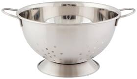 Now Designs 064180310915 Large Colander 2.69 Quart Matte Silver