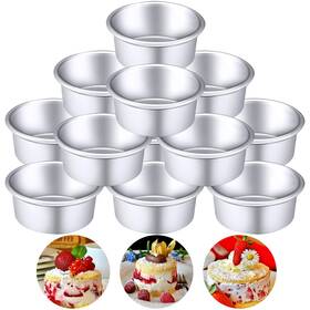 B08yxgg4jh Nuenen 12 Pcs Round Cake Pans Aluminum Mold Smash Baking Cheesecake P