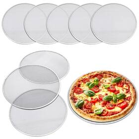 B0d2w7lzkc Nuogo 8-pack 16 Inch Aluminum Pizza Screen Mesh Pan With Holes Seamless Round