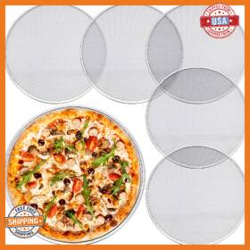 B0d3dqzgz1 Nuogo 5 18 Inch Aluminum Mesh Pizza Screen Pans With Holes Seamless Round