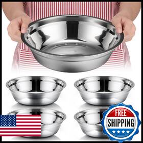 B0fqnz59bj Nuogo 4 Pcs Stainless Steel Mixing Bowls Metal Extra Large Basin Sa