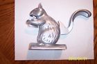 Nutcracker Painted Metal Gray Squirrel