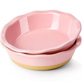 B0fm78g9g2 Nutriups 2-pack 6.5 Inch Pink Ceramic Mini Pie Pans Oven Safe Baking Dishes B0fm78g9g2 Nutriups 2-pack 6.5 Inch Pink Ceramic Mini Pie Pans Oven Safe Baking Dishes