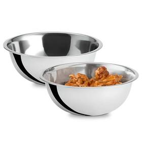 B0d9myhg3h Ocs Parts 3 Quart Mixing Bowls Set Of 2 9.75-inch Stainless Steel Profession